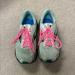 Brooks Ghost 14 Running Shoes Blue Black Athletic Sneakers Gym Women’s size 9.5
